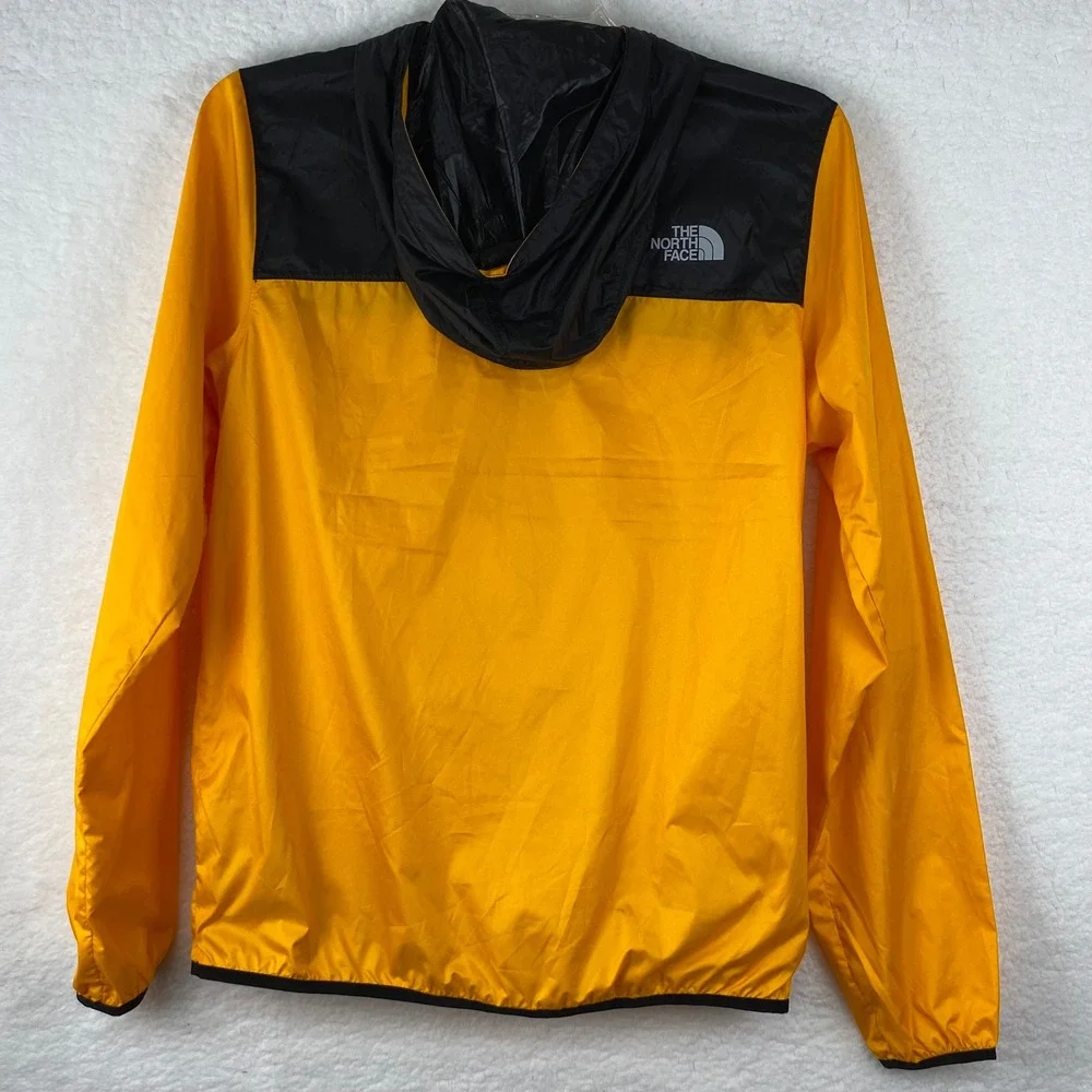 The North Face Mens Fanorak WindWall Anorak Jacket Yellow Black‎ NF0A3FZL Small